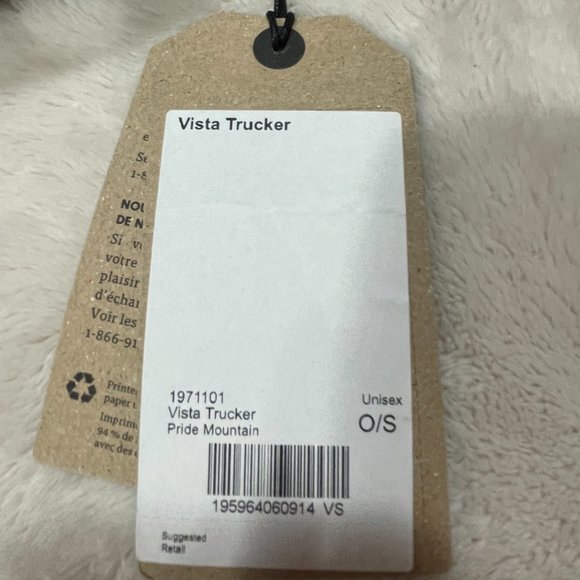 NWT prAna VISTA TRUCKER Men's Women's Hat Cap NEW Pride Mountain Unisex - Picture 7 of 7